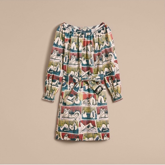 Burberry Printed Mini Dress - Picture 14 of 14